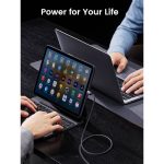 USB კაბელი UGREEN US261 (50150), 60W, Type-C To Type-C PD Fast Charging Cable 3A Max, 1M, Grey - Image 2