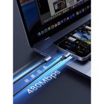 USB კაბელი UGREEN US261 (50150), 60W, Type-C To Type-C PD Fast Charging Cable 3A Max, 1M, Grey - Image 6