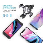 მობილურის დამჭერი UGREEN LP130 (50564), Gravity Drive Air Vent Mount Phone Holder, Gray - Image 5