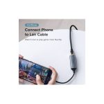 LAN ადაპტერი UGREEN CM199 (50737), USB Type C to 10/100/1000M Ethernet Adapter, Space Gray - Image 3