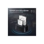მყარი დისკის ქეისი UGREEN CM198 (50857) USB 3.0 to SATA Dual-Bay Hard Drive Docking Station - Image 3