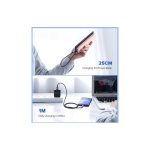USB კაბელი UGREEN US288 (60126) USB 2.0 A to Type C, 1m, Black - Image 2