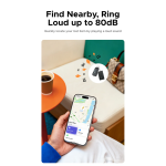 Smart Tag UGREEN CM915 (75644) Slim Pro, IOS+Android, Smart Tag Finder, Dark Gray - Image 3