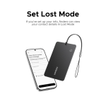 Smart Tag UGREEN CM915 (75644) Slim Pro, IOS+Android, Smart Tag Finder, Dark Gray - Image 4