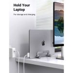 ნოუთბუქის სადგამი UGREEN LP258 (20471) Vertical Laptop Stand, Silver - Image 3