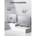 ნოუთბუქის სადგამი UGREEN LP258 (20471) Vertical Laptop Stand, Silver - Image 5