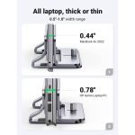 ნოუთბუქის სადგამი UGREEN LP258 (20471) Vertical Laptop Stand, Silver - Image 6